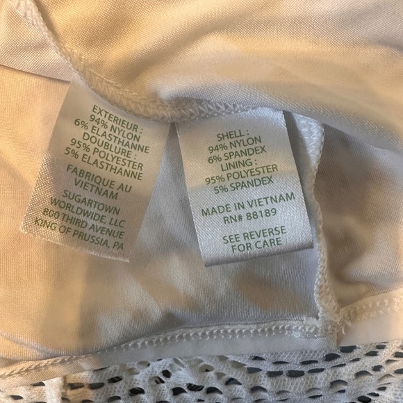 Lilly Pulitzer XXL Geanna Dress Resort White with Scalloped Shell Lace - Picture 5 of 6